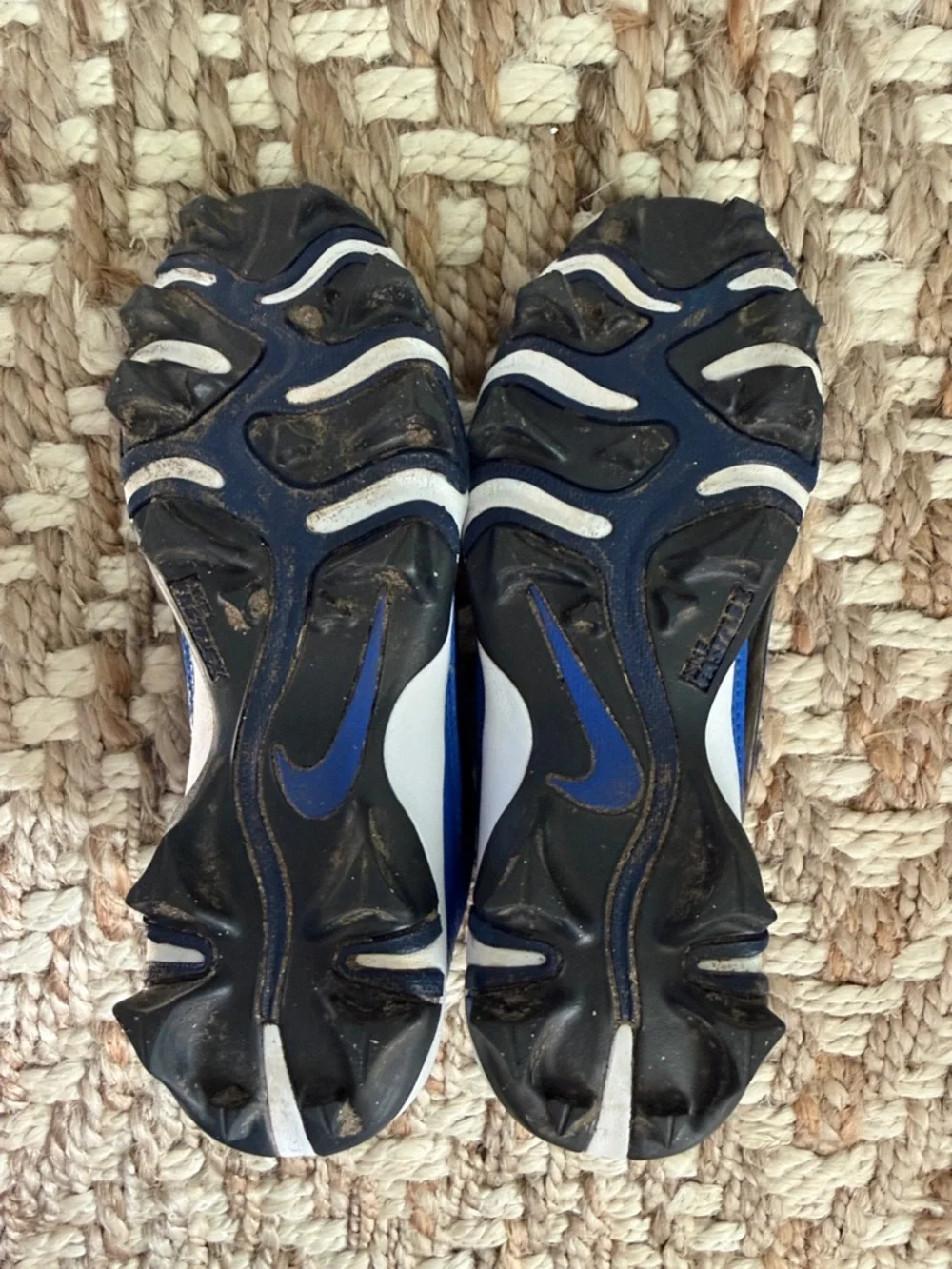 Nike Kids Blue Black White Sneakers